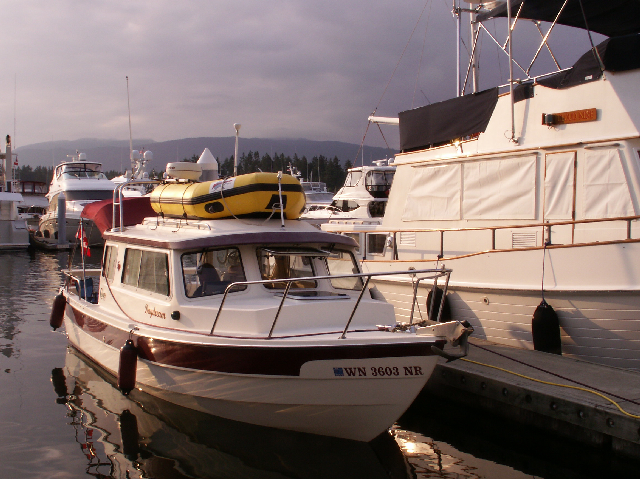 Daydream in Slip at Coal Harbor 6-6-09.Sized