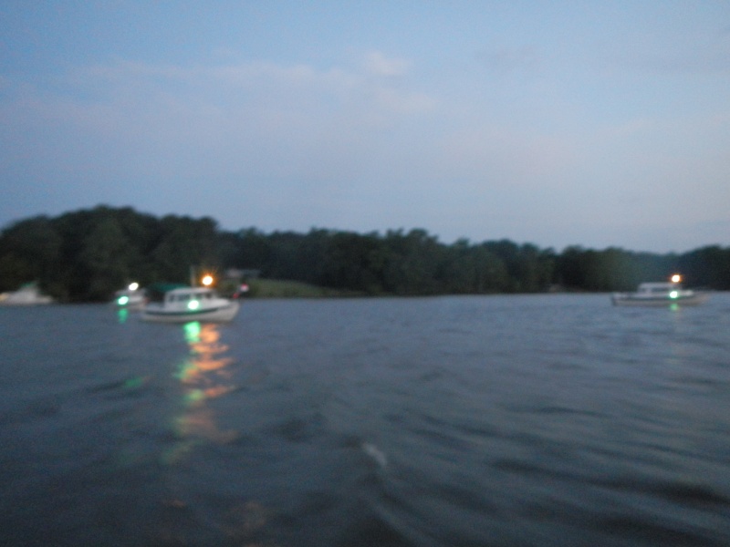 Departing River's Rest Marina at 0530 (yes, another not so great photo image)