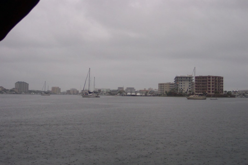 Destin,FL - harbor in the rain