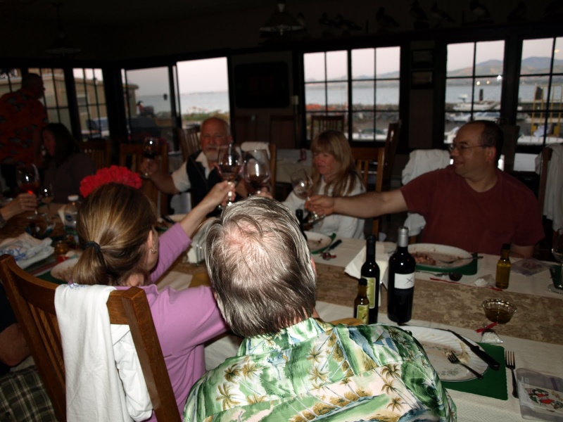 Dinner at the Duck Club. What a feast!