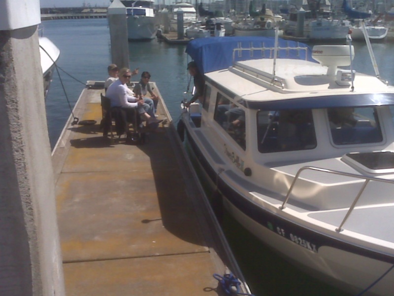 Dinner Belle II, crew and company at South San Francisco Marina