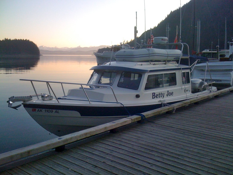 Docked at Taku Harbor float