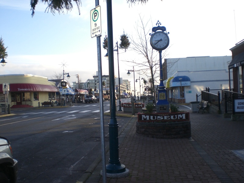 downtown Sidney BC