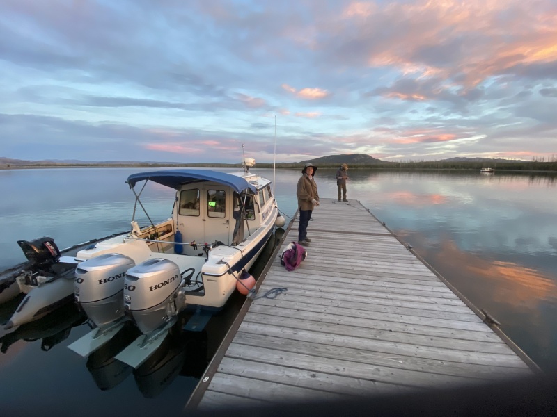 Eagle Bay campsite dock