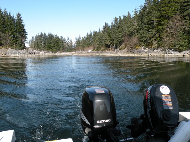 Entering Boat Harbor from Lynn Canal