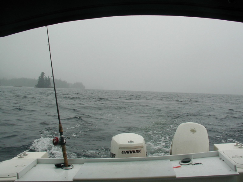 Entering Eshamy Lagoon