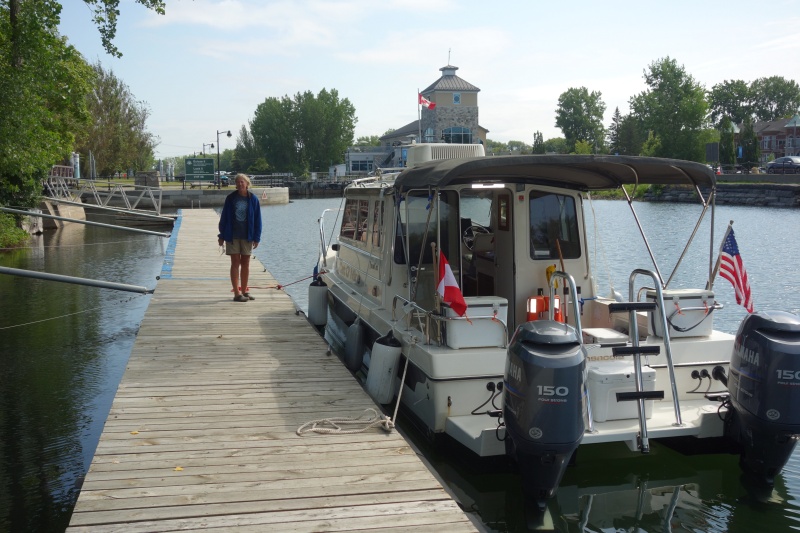 Entrance to Montral's Lachine Canal lock 1 with radar dome removed.