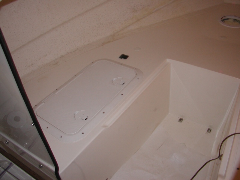 Finished project took about 8 hours total. The hatch is from West Marine
Bomar 10X20 $113