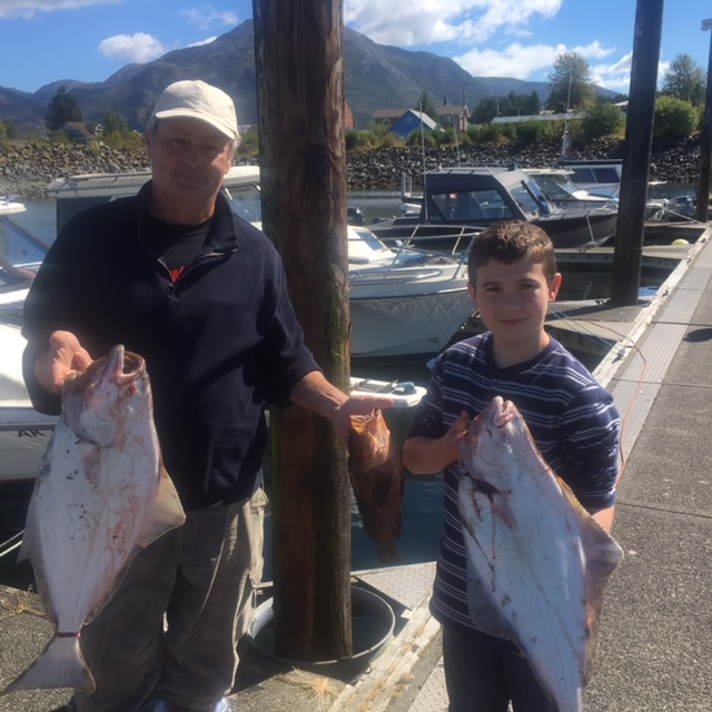 First fish caught on Persistence.