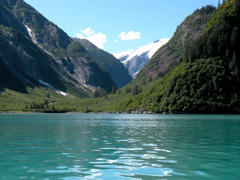 First of three U shaped glacial valleys