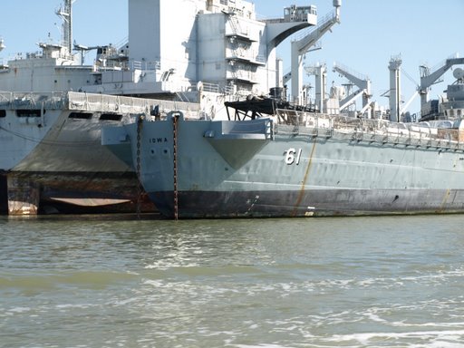 First View of the Battleship ?Iowa?