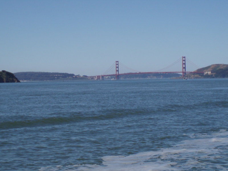 First view of "The Bridge" on the way to Sausalito