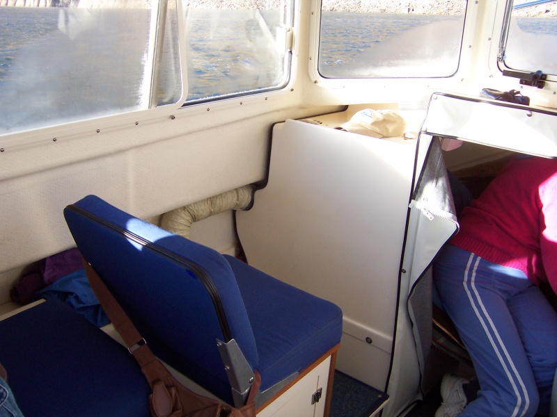 Forward facing passenger seat.