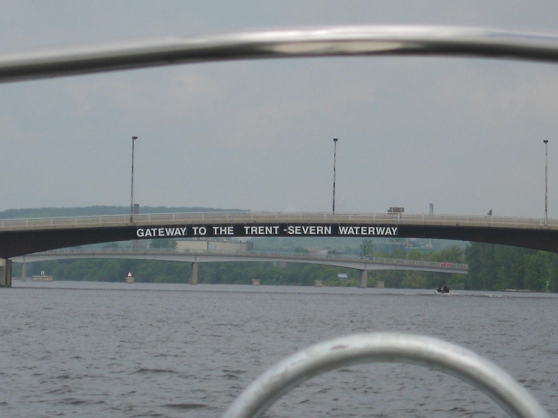 From Kingston it was up the Bay of Quinte to Trenton to start up the Trent Severn