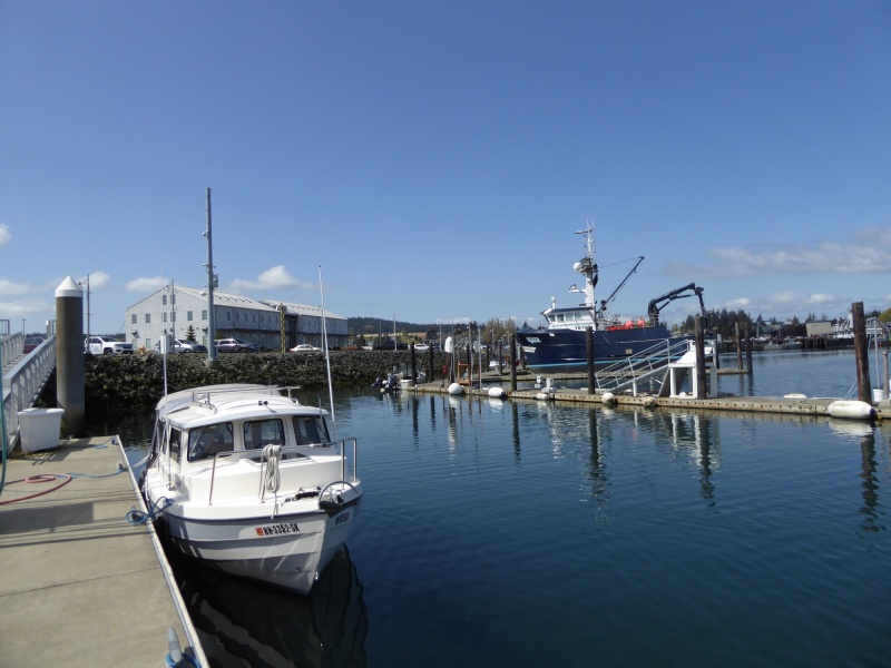 Fuel stop at Cap Sante on Sunday morning