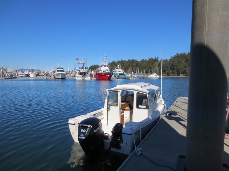 Fueling up at Cap Sante marina in Anacortes