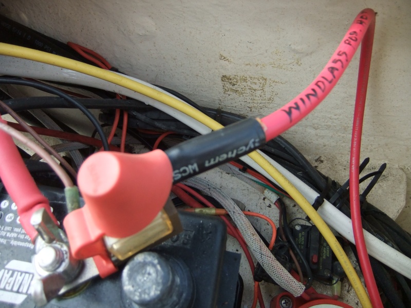 Fused windlass cable