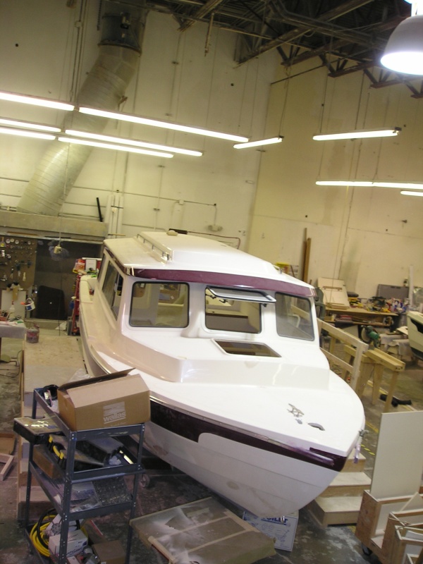 Grab rails and some cleats installed.(Mon 4/18)