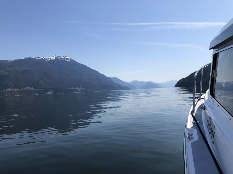 Headed Up Knight Inlet