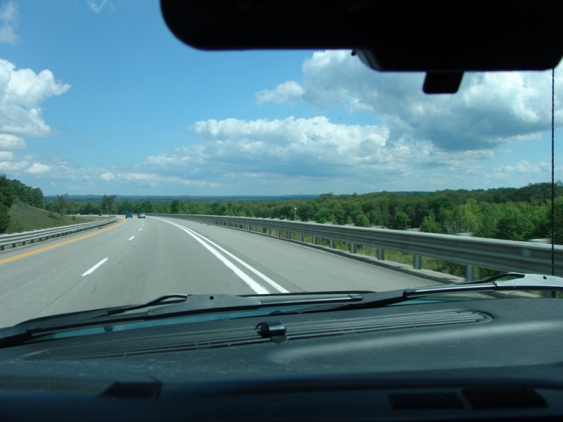 Heading North on I-75 towards Mackinaw City.