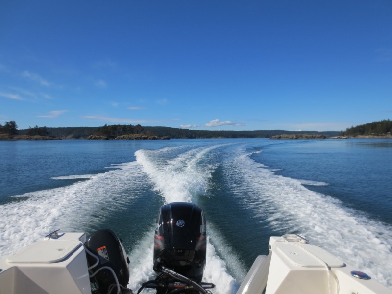 Heading out through Lopez Pass