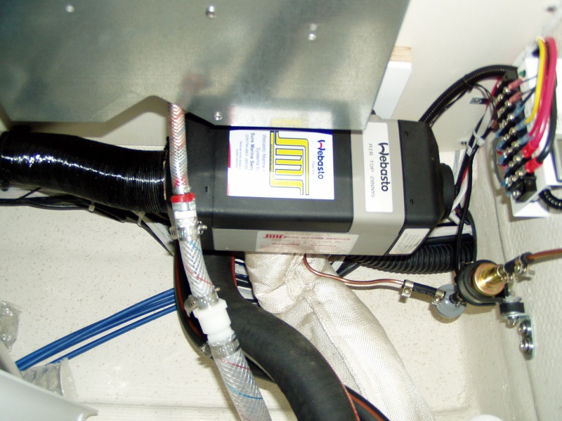 heater under galley