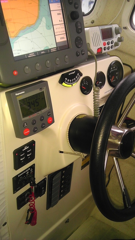 Helm and instruments