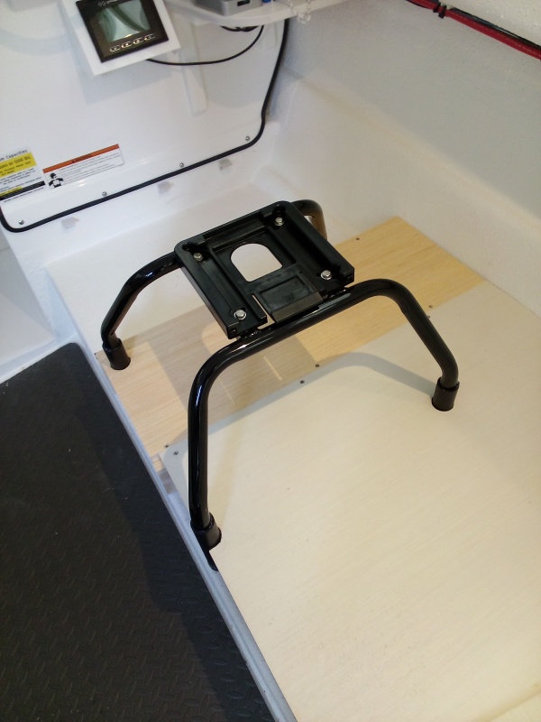 helm seat on starboard berth