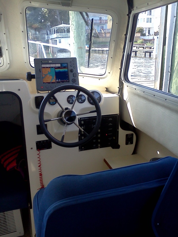 Helm With Raymarine C80 Multifunction Display