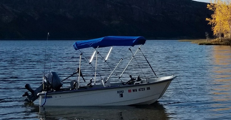Her furry face and name adorn the hull on both sides