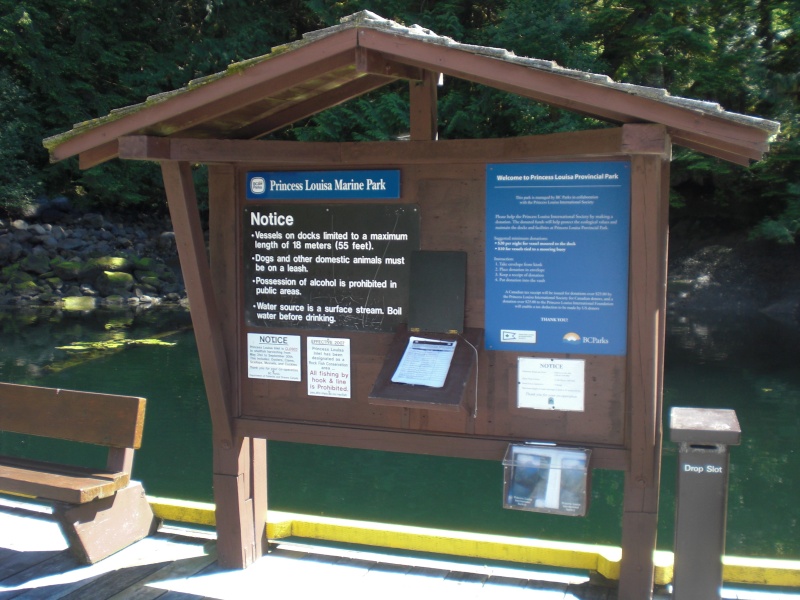 Information board.