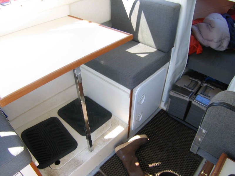 Installed Hatch under passenger seat - works well