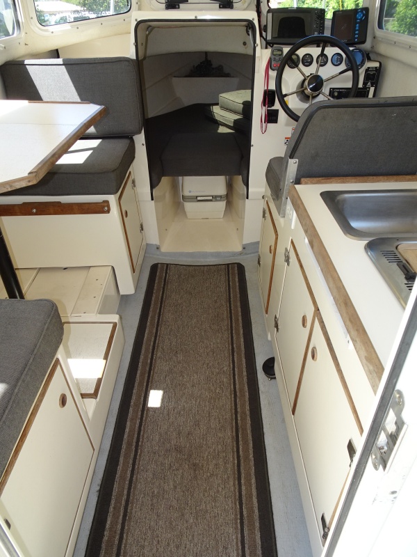 Interior, with dinette configuration