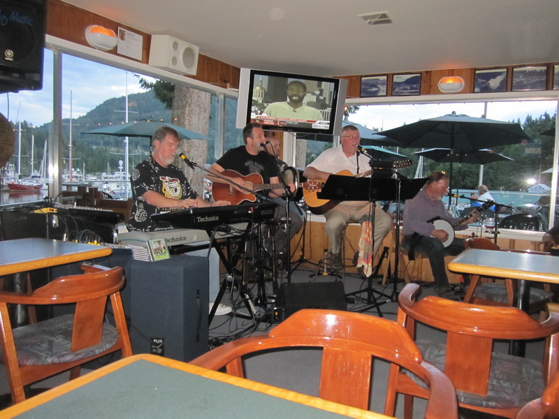 Irish band at the garden Bay Pub