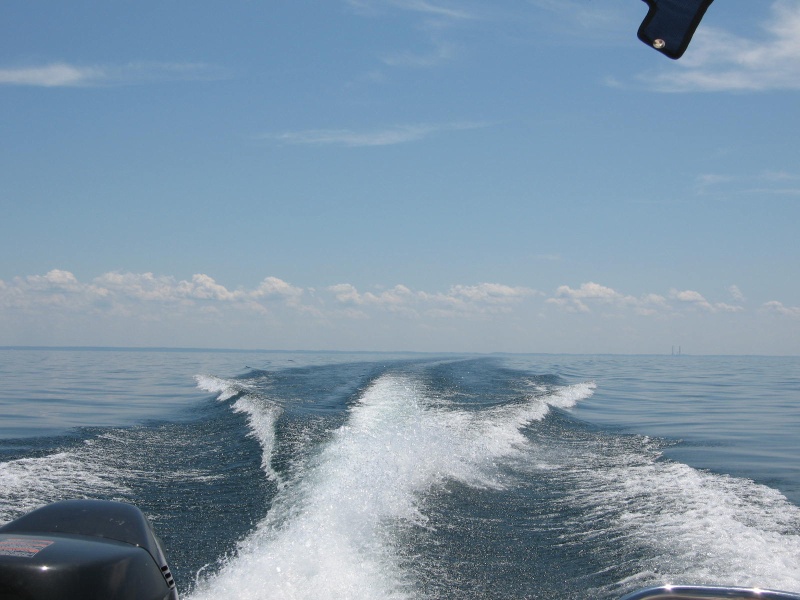 It pays to pick your weather.  Lake Ontario can be pretty mean, but not today.