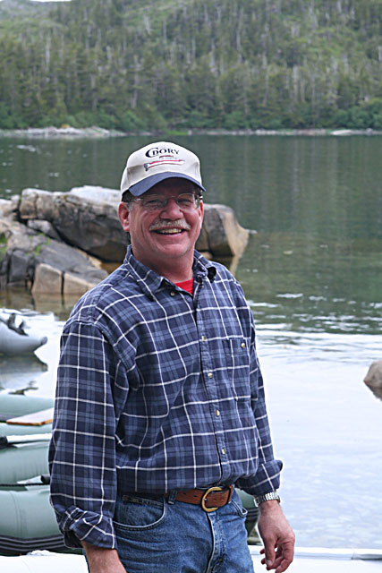 Jim enjoys the gathering.