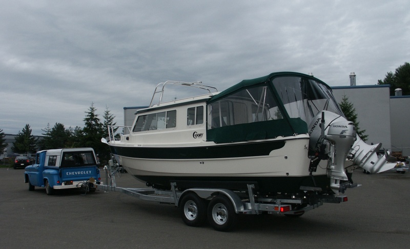 (journey on) To Journey On. Small truck, large boat, anyway we have liftoff.