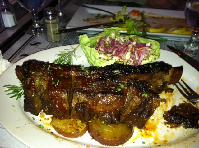 Kent (Marcia Jane) enjoys San Francisco beef ribs.
