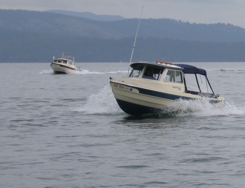 (Knotty-C) Bambina and Anna Leigh on the way to Stuart Is