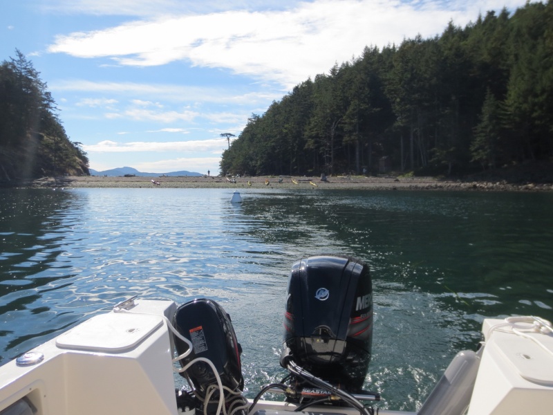 Leaving Cypress Head Sunday morning