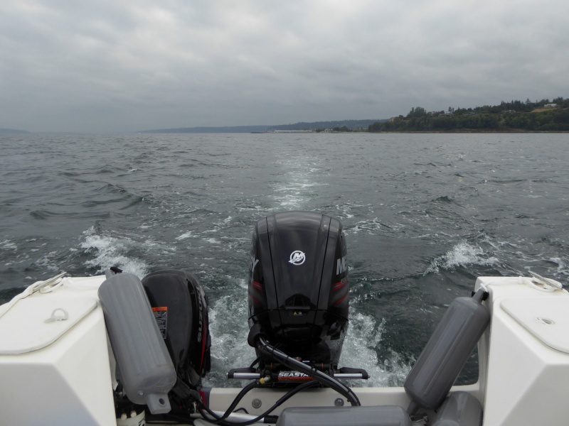 Leaving Edmonds Saturday morning, to begin the first 2-hours of break-in.