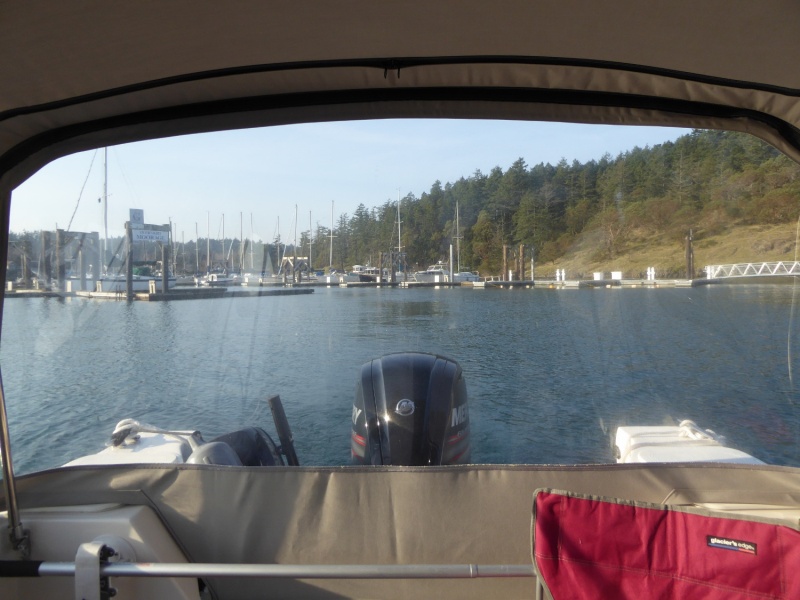 Leaving Friday Harbor just before noon