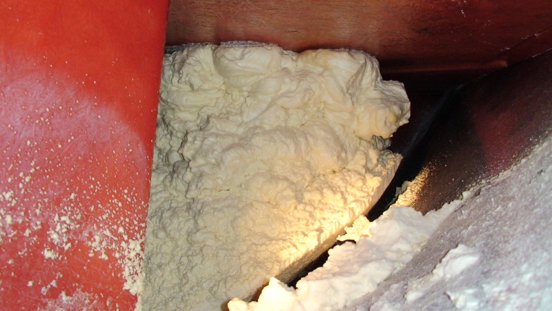 looking forward from starboard side.  lots of room for more foam forward.