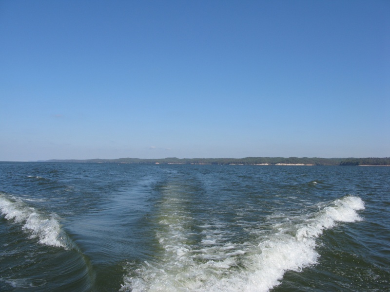 Looking North as we head South.