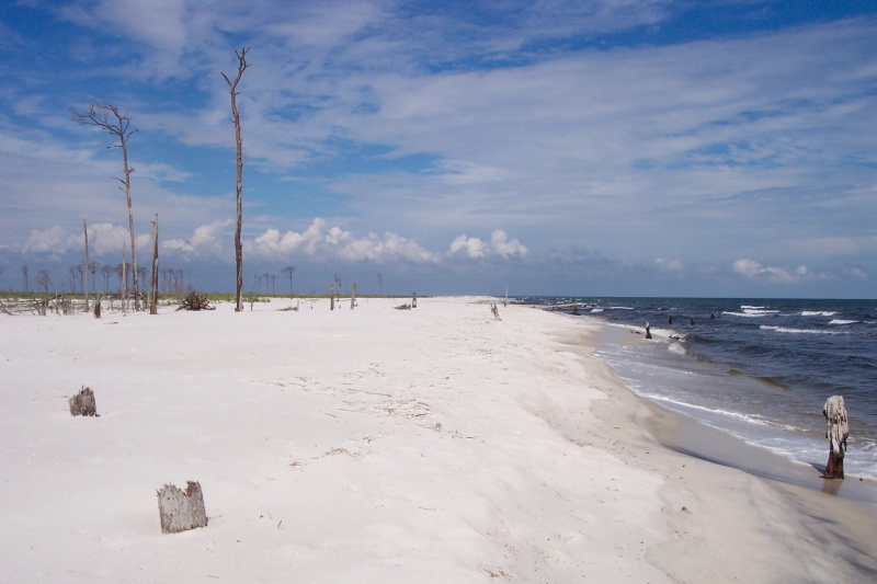 Miss coast...Ship Island...beach looking east