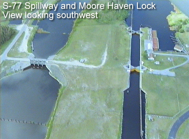 Moore Haven Lock looking southwest