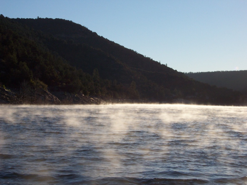 More early morning mist.