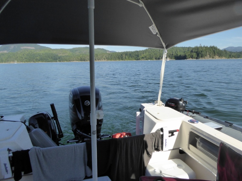 Moving the boat Thursday morning
