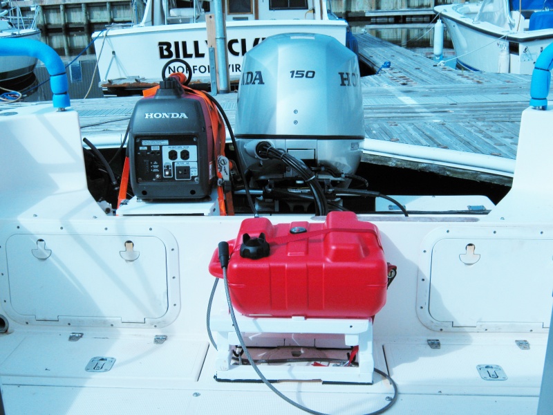 My Honda Generator and extended run tank.