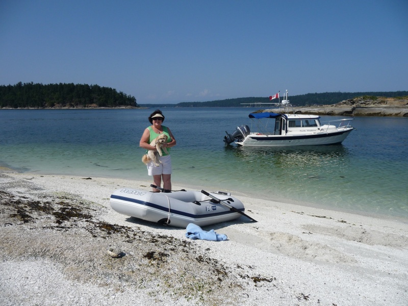 My wife Christy and CoCo at Ruxton Passage June 2009